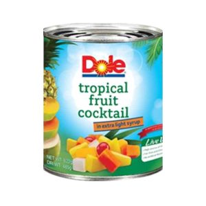 Dole Tropical Fruit Cocktail In Extra Light Syrup 822gm