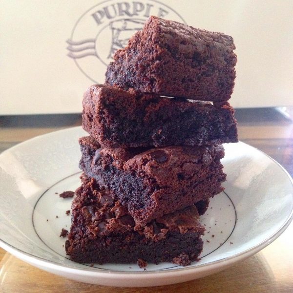 Double Chocolate Brownies by Purple Oven-