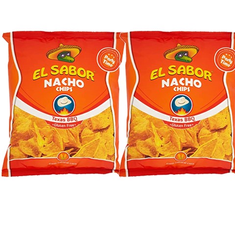 EL Sabor Nacho Chips BBQ, 225g x2