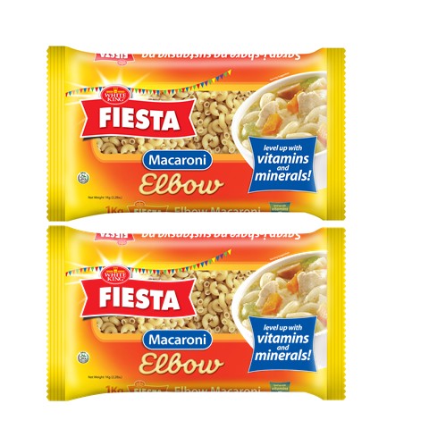 Fiesta Elbow Macaroni Pasta 1Kg