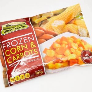 Great Earth Frozen Corn & Carrots 500g