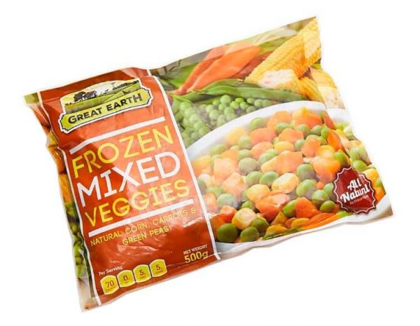 Great Earth Frozen Mixed Veggies 500g