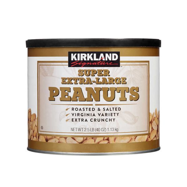 Kirkland Signature Extra Large Roasted & Salted Peanuts 1.3kg
