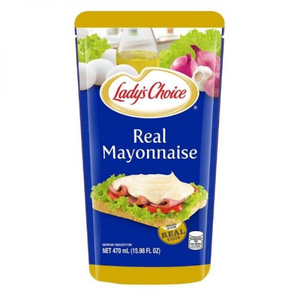 Lady's Choice Real Mayonnaise Pouch 470mL