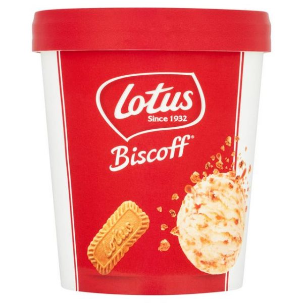 Lotus Biscoff Ice Cream Tub 460mL