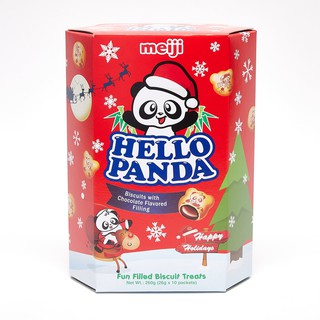 Meiji Hello Panda Biscuits with Chocolate/Green Tea Flavored Filling 260g