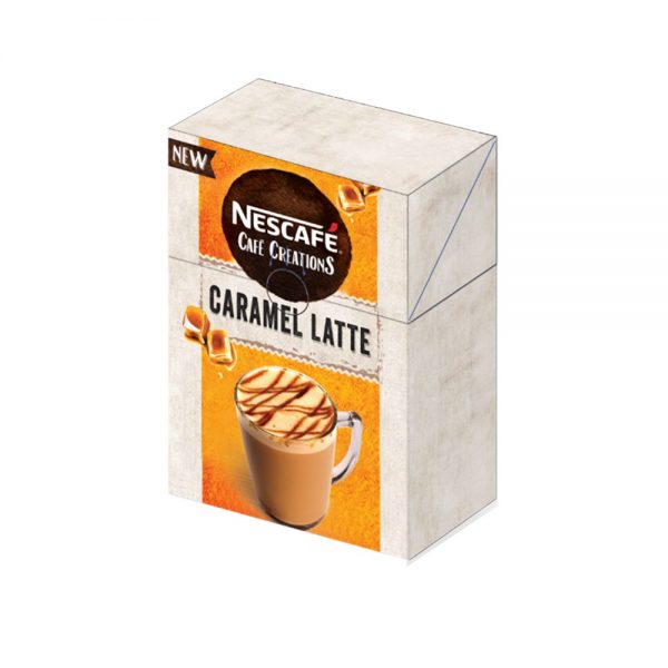 NESCAFE Cafe Creations Caramel Latte Coffee Mix 33g - Pack of 10