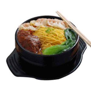 Noodles in Soup with Fresh Prawn Dumpling and Nanking Beef - Regular