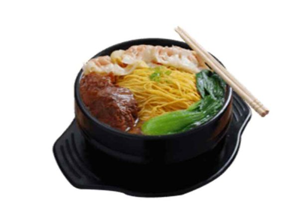 Noodles in Soup with Fresh Prawn Dumpling and Nanking Beef - Regular