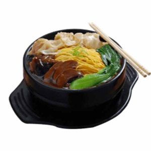 Noodles in Soup with Wanton and 3 Kinds of Mushroom - Regular