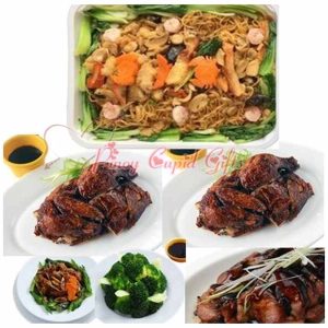 North Park best sellers; Chow Mein, BBQ Pork Asado Roast, China Chicken, Brocolli