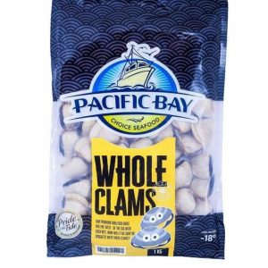 Pacific Bay Whole Clams 1kg