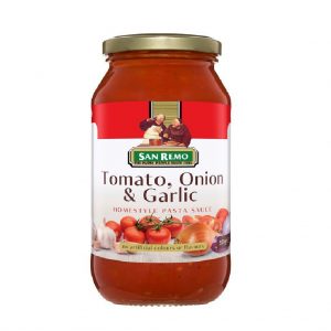 San Remo Tomato Onion & Garlic Pasta Sauce 500g