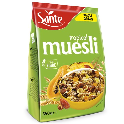 Sante Tropical Whole Grain Muesli 350g