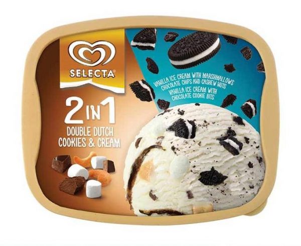 Selecta Double Dutch / Cookies & cream Ice Cream 1.3L
