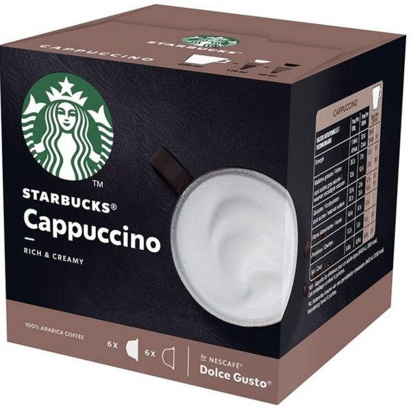 Starbucks Cappuccino Nescafe Dolce Gusto Capsule 120g x 6s