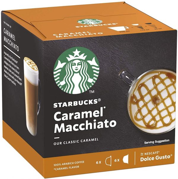 Starbucks Caramel Macchiato Nescafe Dolce Gusto Capsule 127.8g x 6s