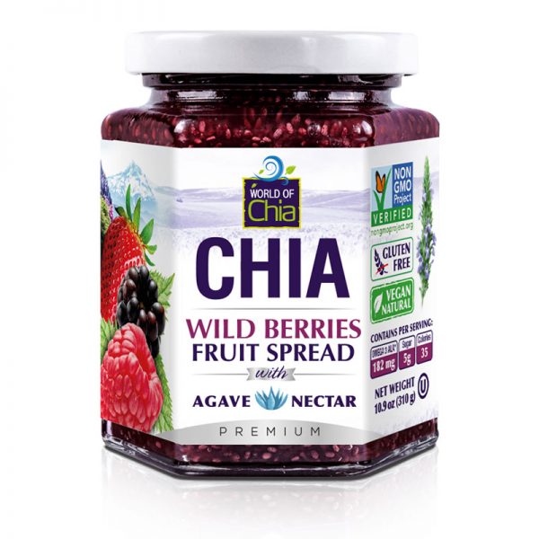 WOC Chia Wild Berries Fruit Spread 312g