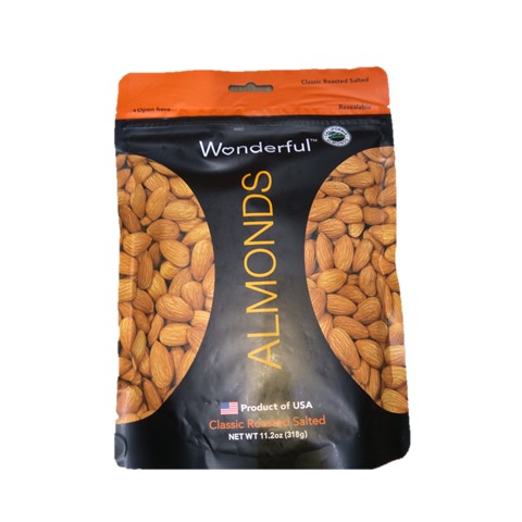 Wonderful Classic Roasted Salted Almonds 318g