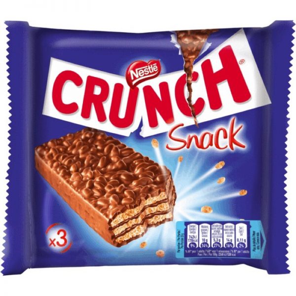 nestle crunch snack 3x33g