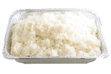 Plain Rice Catered Tray (good for 6-8) person)