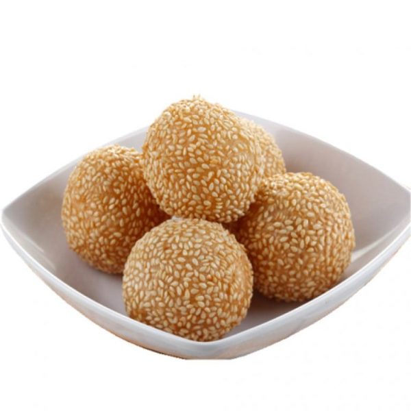 Buchi -Deep-fried sesame balls with lotus cream filling - 5pcs