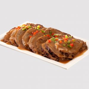 Roasted Beef with Gravy by Amber