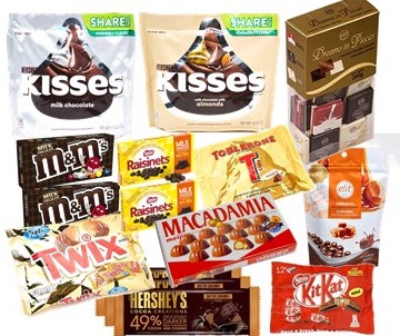 Chocolate Package 05:Hershey's Elit Chocolates, Mars assorted chocolates