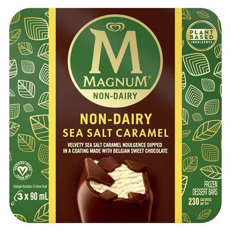 Magnum Non-Dairy Sea Salt Caramel Ice Cream Bar 3 x 90mL