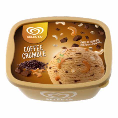 Selecta Supreme Coffee Crumble Ice Cream