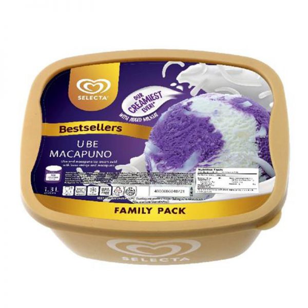 selecta ice cream ube macapuno1.3L