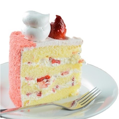 Caramia Strawberry Shortcake Slice