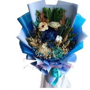 Dried Flowers-Blue