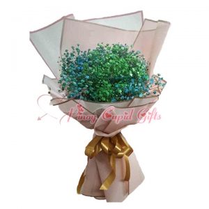 preserved and dried flowers-green