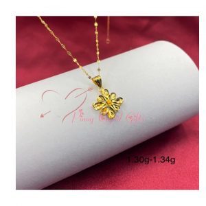 Ladies (18k Saudi Gold) Necklace with pendant