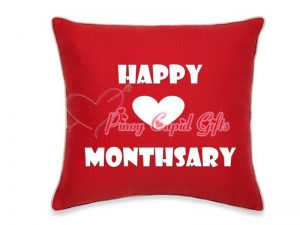 Happy Monthsary Pillow