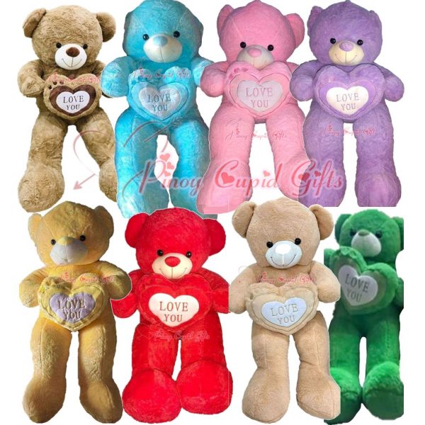 4FT LOVE YOU HEART TEDDY BEAR (Car Surprise Promo!)