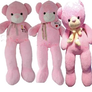 4FT Pink Teddy Bears