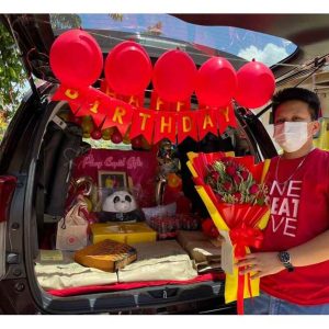 Susie's Cuisine, Flowers and Jollibee surprise Birthday gifts