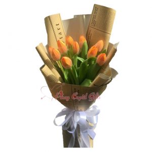 10 Orange Holland Tulips