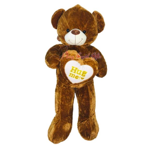 4FT Hug Me Brown Teddy Bear