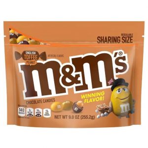 M&M's English Toffee Peanut Chocolate Candies 255.2g