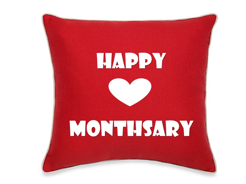 HAPPY MONTHSARY PILLOW