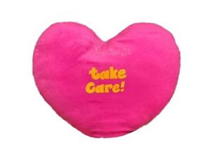 Take Care Message Pillow