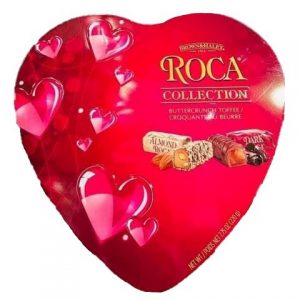 brown and haley almond roca collection heart 219g