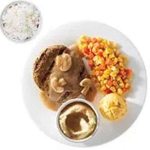Burger Steak with 2 Side Dishes
