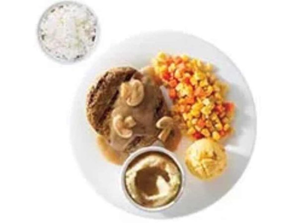 Burger Steak with 2 Side Dishes