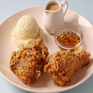 Conti's Classic Southern-Style Chicken with Mashed Potato or Garlic Rice