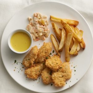Conti's Fish & Chips with Honey Mustard Sauce