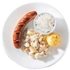 Grilled Sausage with 1 Side Dish
